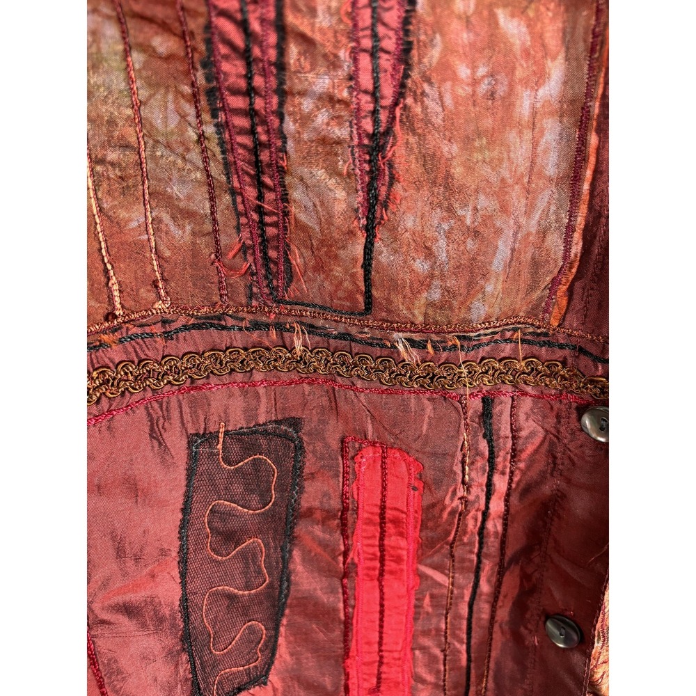 Chico's Multicolor Artistic Patchwork Jacket - image 4